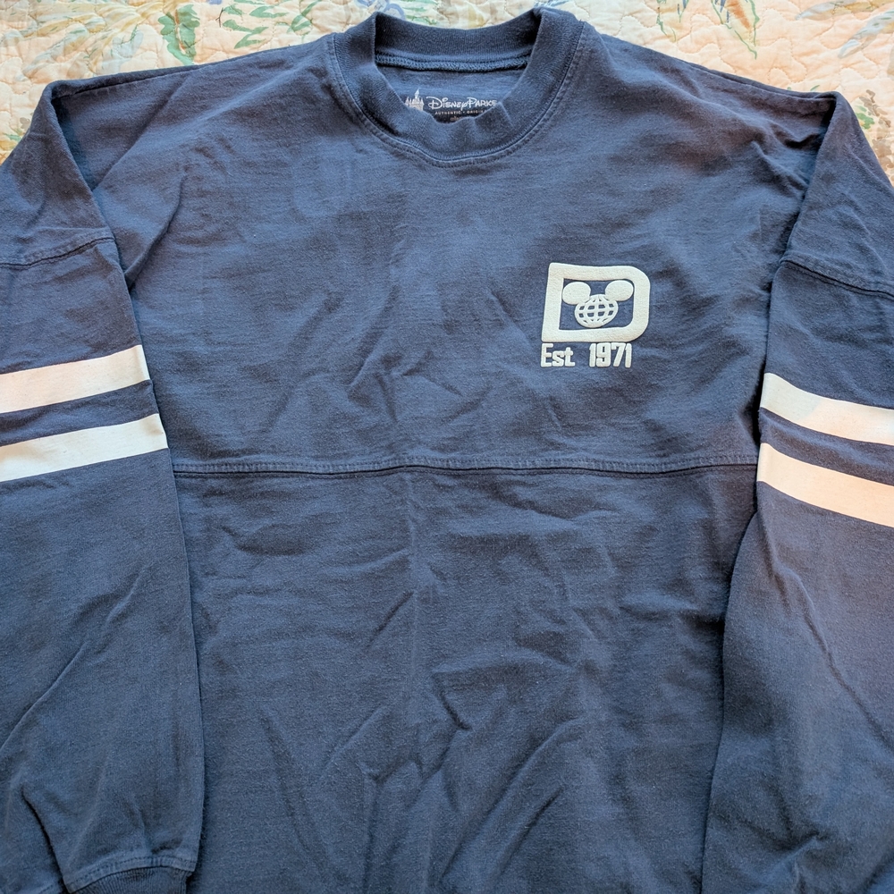 Disney Navy Sweatshirt with White Accents
